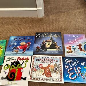 Set of 7 children’s Christmas books